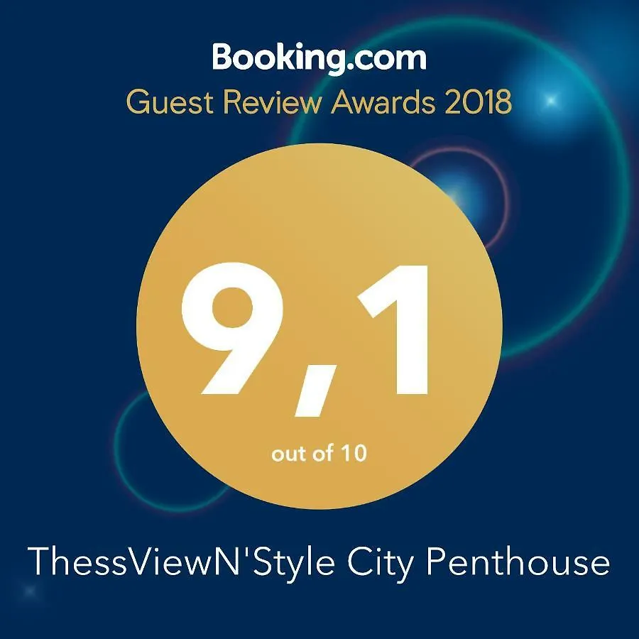 Antigonidon Skyline View Penthouse Appartement Thessaloniki